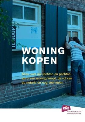 brochure woning kopen cover Groenewegen Notarissen Heerenveen