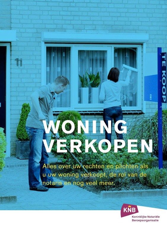 brochure woning verkopen cover Groenewegen Notarissen Heerenveen
